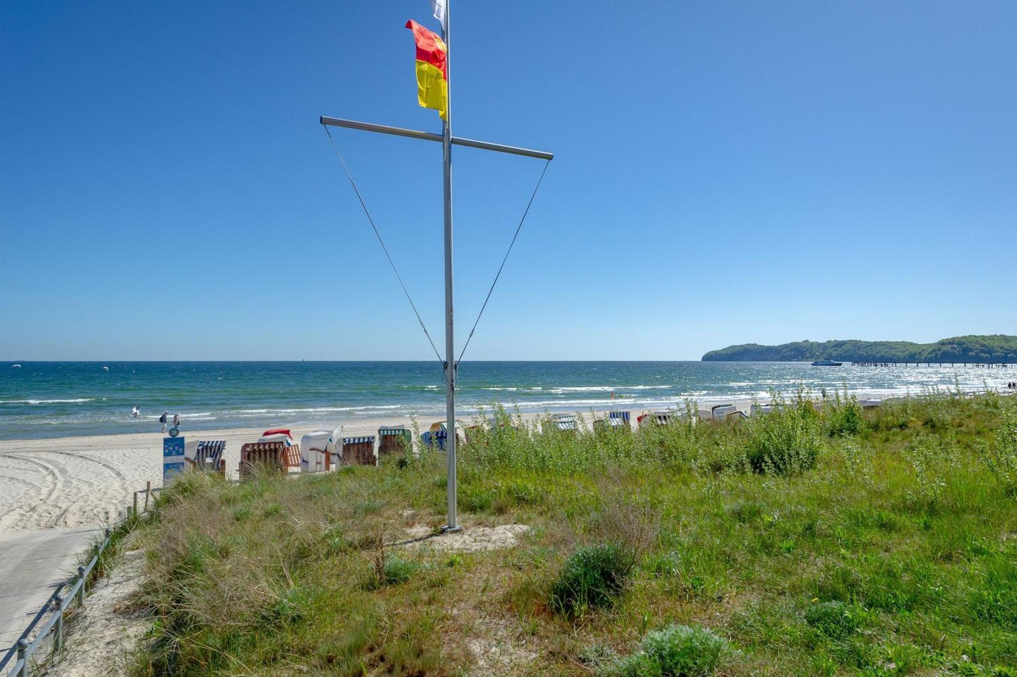 Seitlicher Meerblick, Nur 50 Meter Zum Strand Binz Extérieur photo